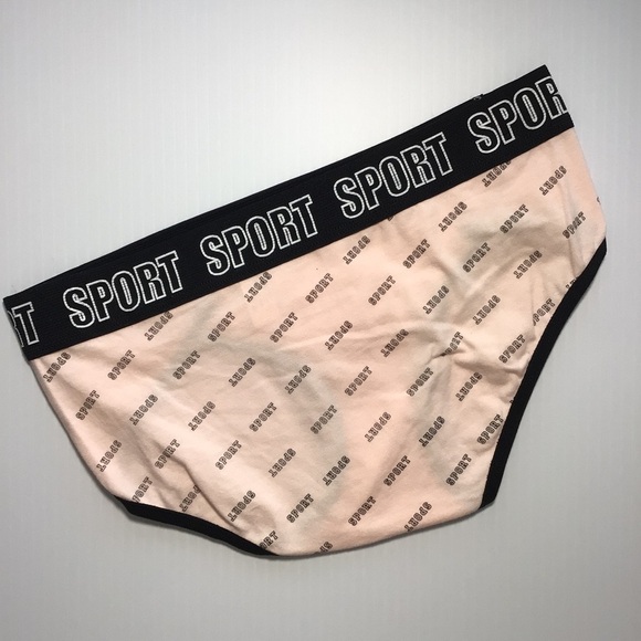 Vision Intimate SPORT Pink and Black Panties Underwear - Size Medium - Picture 2 of 3